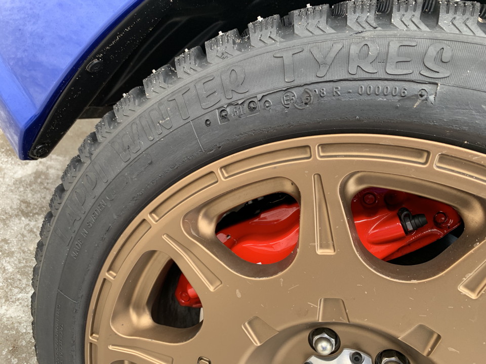 Studded Lappi winter tyres