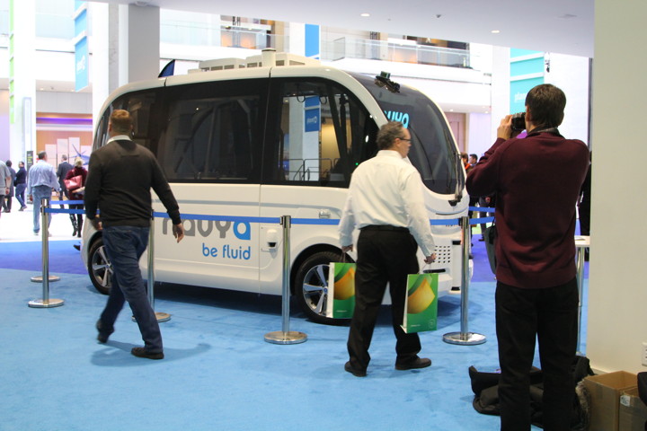 Navya autonomous vehicle