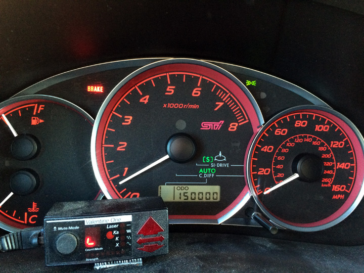 2008 Subaru WRX STI at 150,000 miles