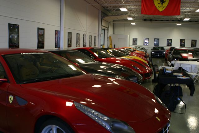 Lots of Ferraris