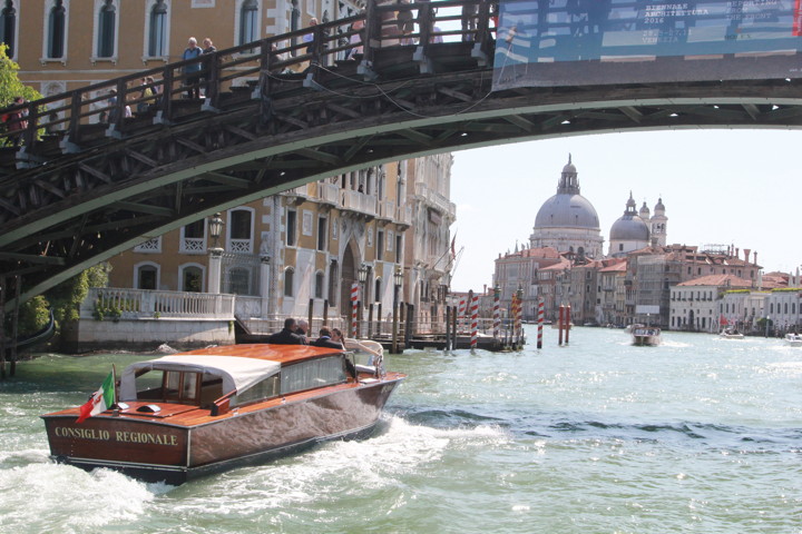 Taxi on the Grand Canal