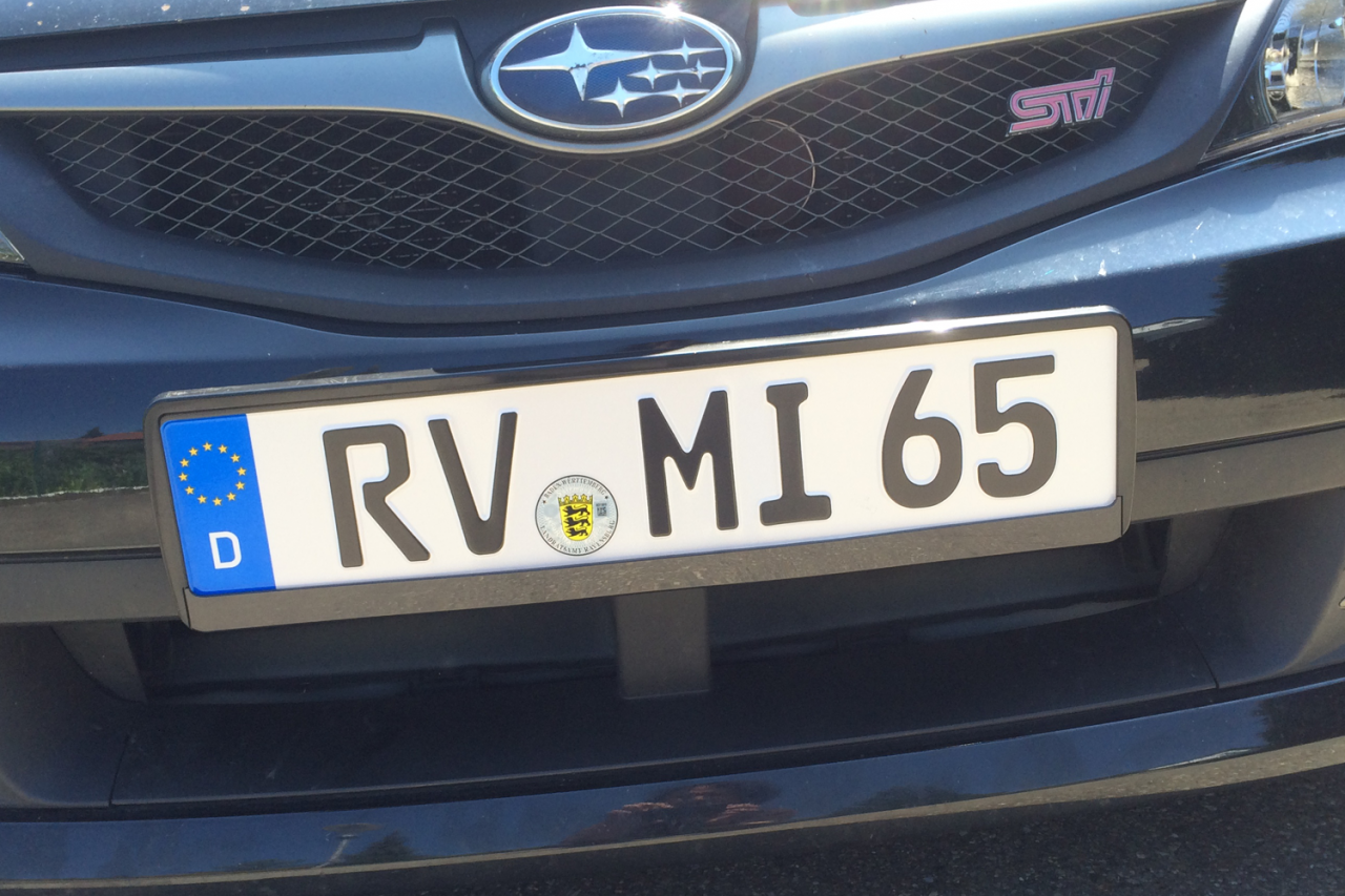 Ravensburg License Plate